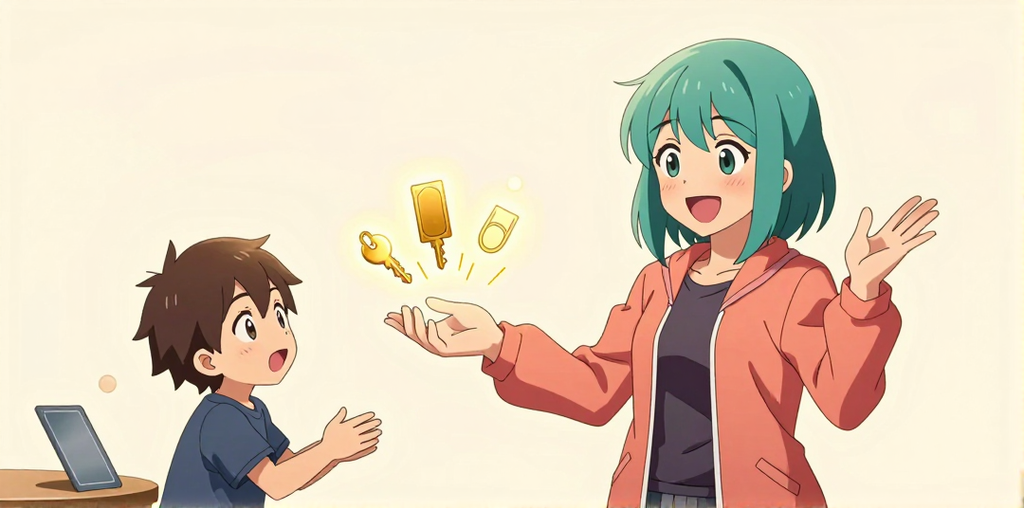 AIエージェントを表す比喩イラスト