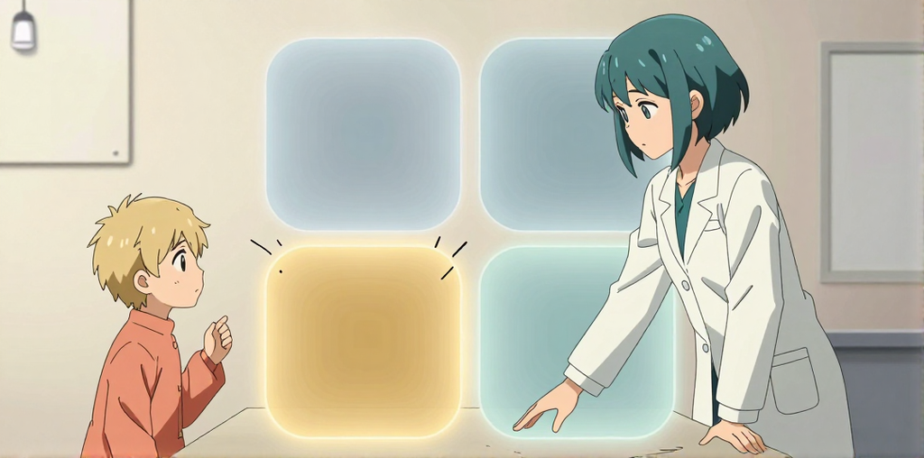 混同行列のメタファーイラスト