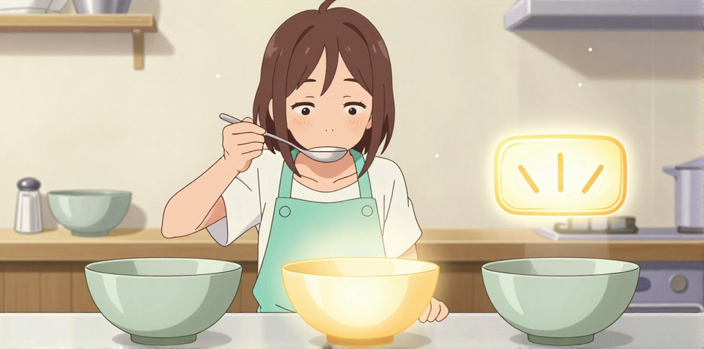 赤池情報量規準のメタファーイラスト
