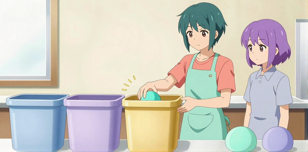 分類のメタファーイラスト