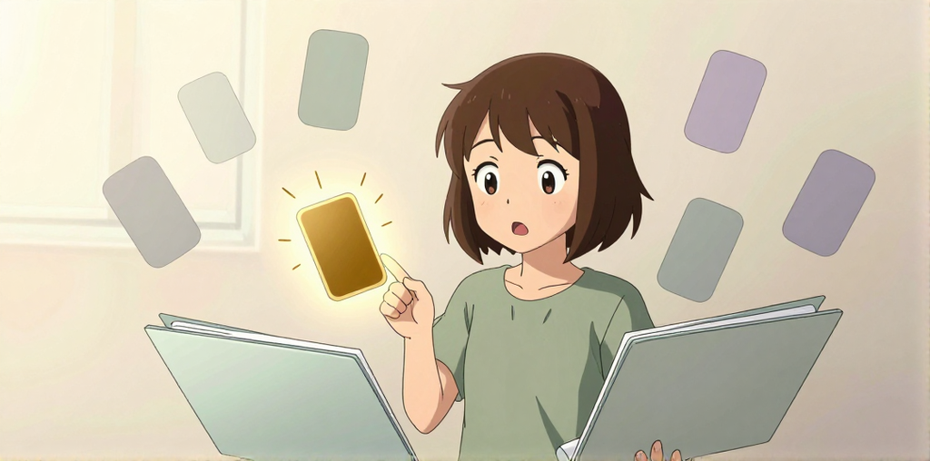 教師なし学習のメタファーイラスト
