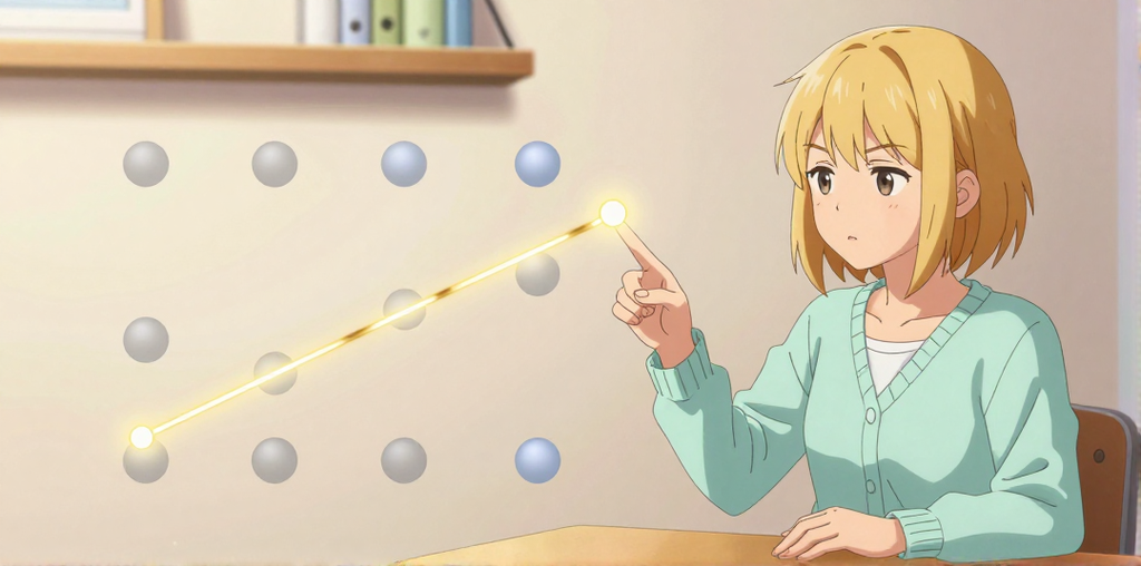 線形回帰のメタファーイラスト