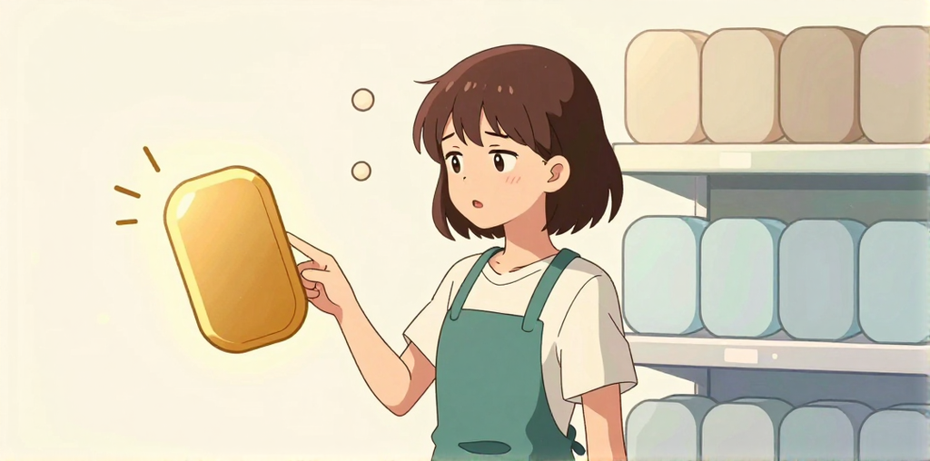 コモディティ化のメタファーイラスト