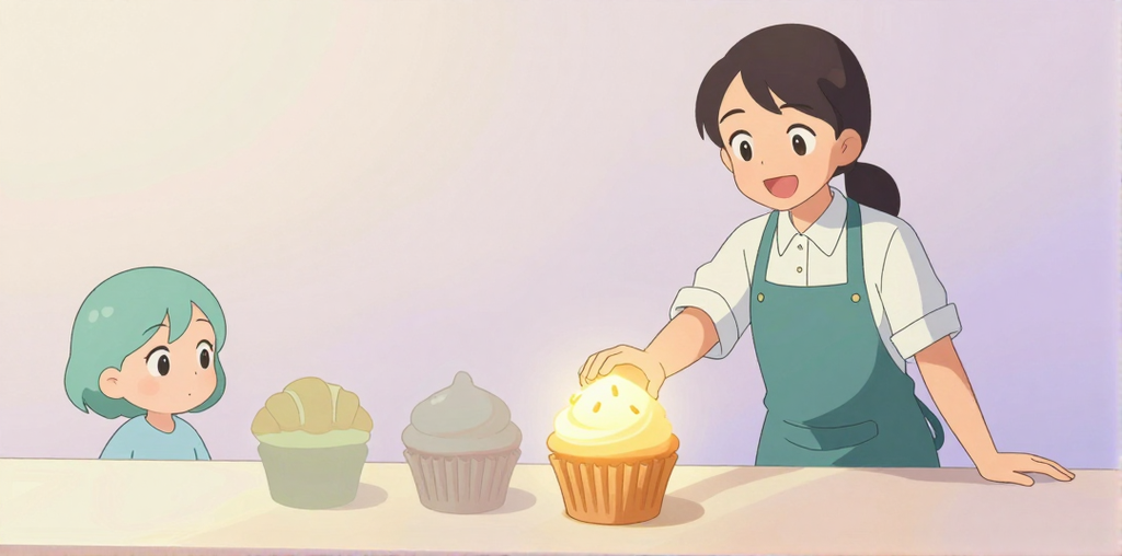 最頻値のメタファーイラスト