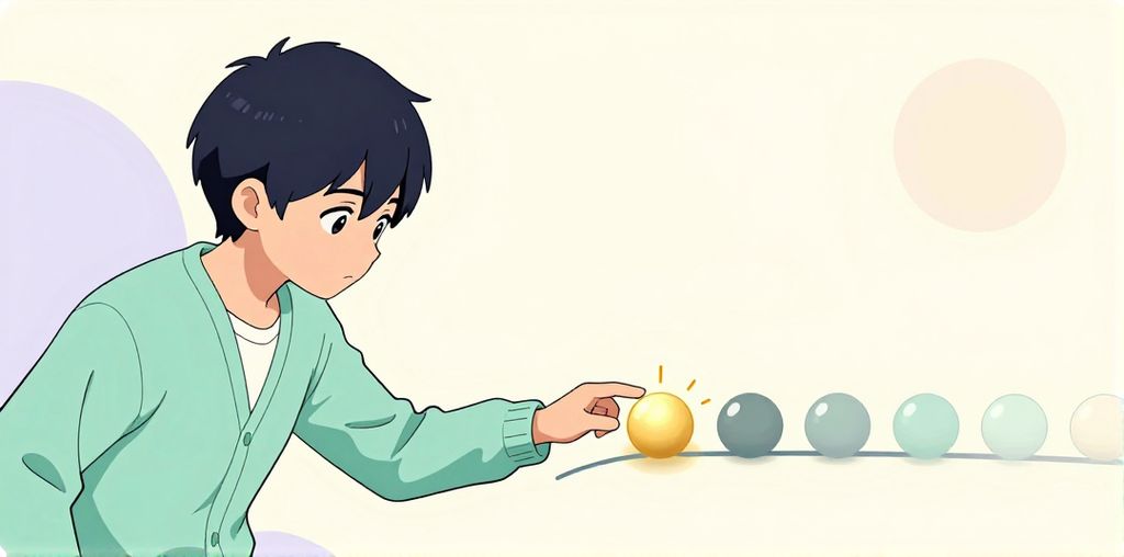 時系列データのメタファーイラスト