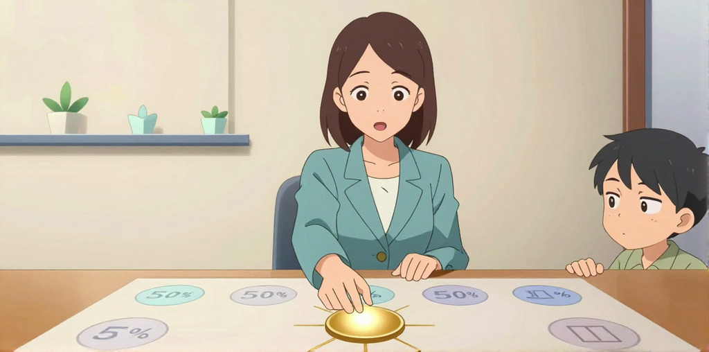 パーパス経営のメタファーイラスト