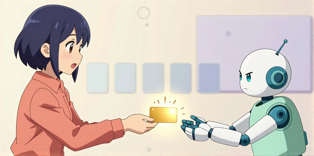 Agent Cardのメタファーイラスト
